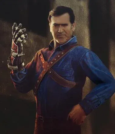Ash Williams appears as a guest character in his Dead by Daylight crossover