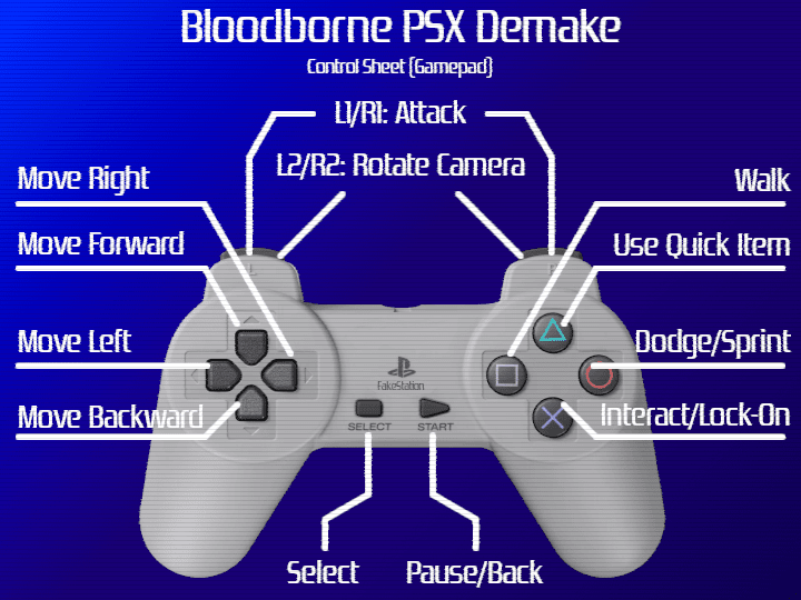 Bloodborne Demake / Bloodborne PSX vs Original Graphics Comparison 