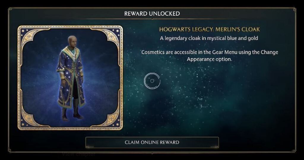 Hogwarts Legacy Twitch Drop Rewards