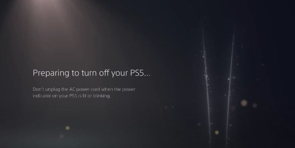 PlayStation 5 Rest Mode Shutdown