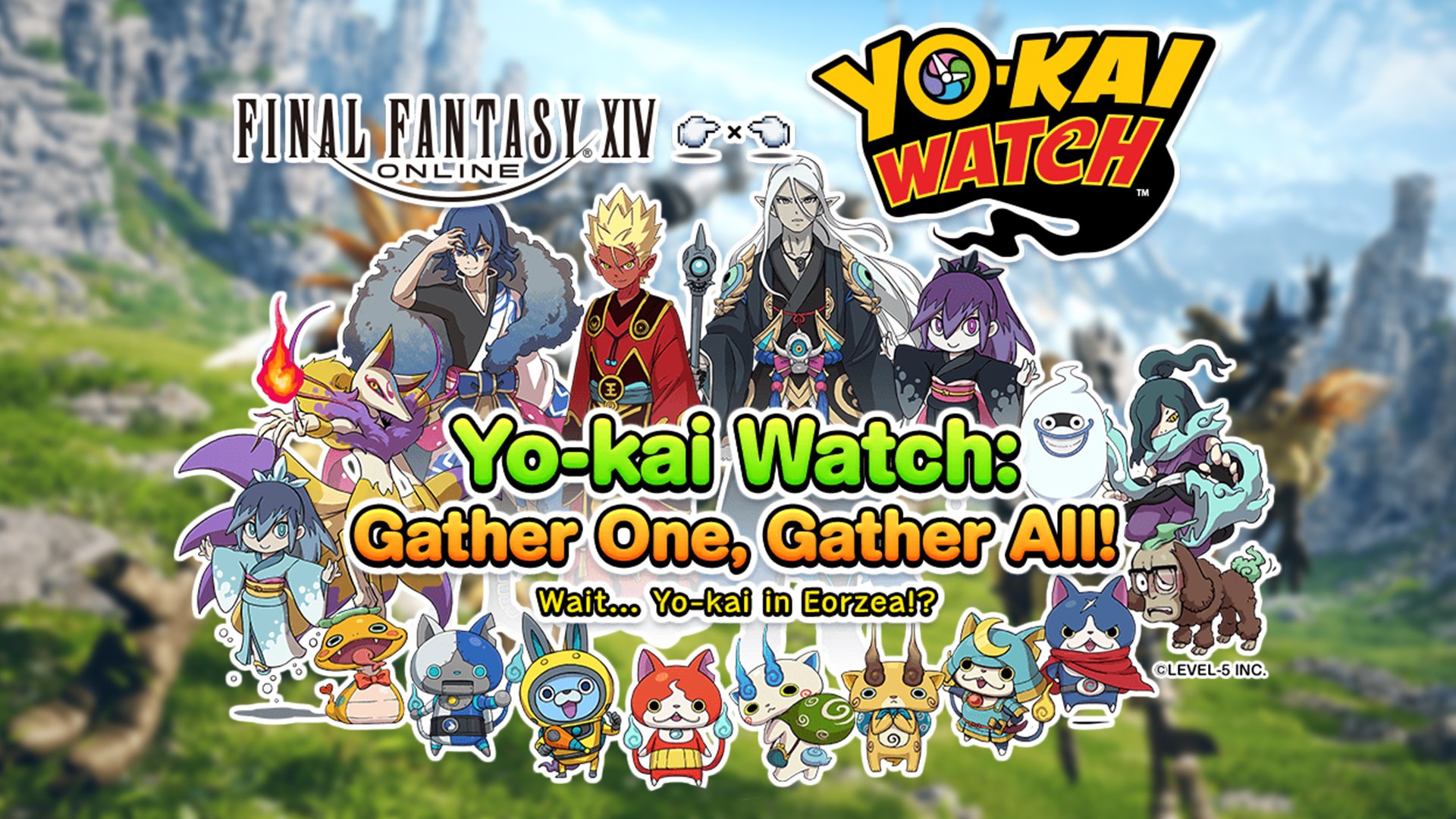 Final Fantasy XIV × Yo-Kai Watch Collaboration Event Returns April 24! -  PSLegends