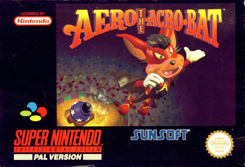 Aero the Acro-bat Original art